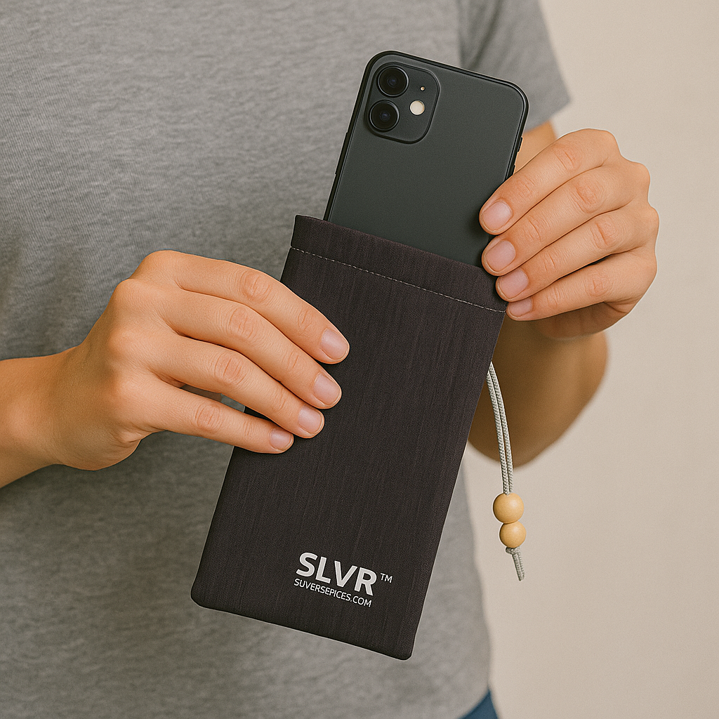 SLVR™ Wear Faraday Phone Pouch