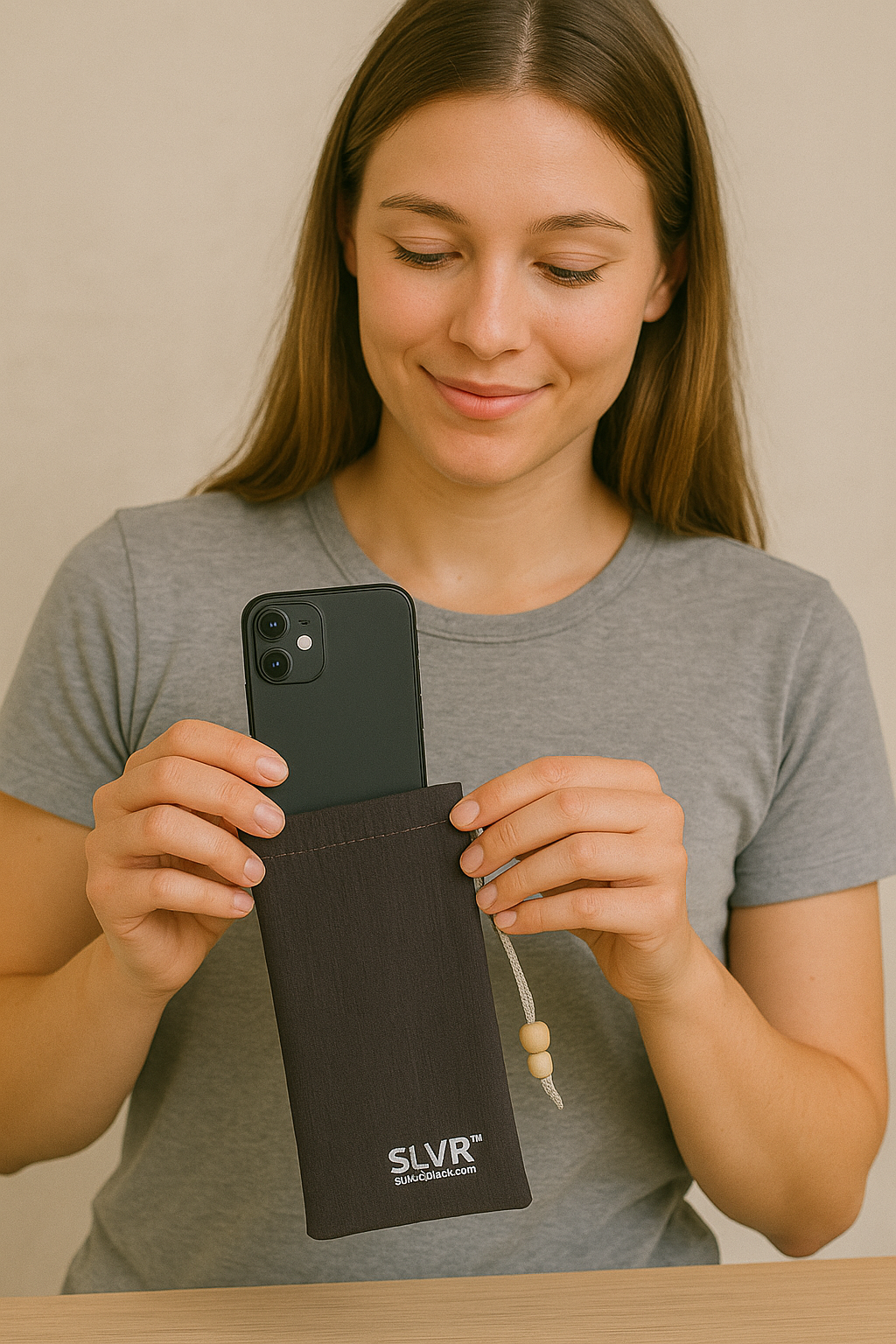 SLVR™ Wear Faraday Phone Pouch